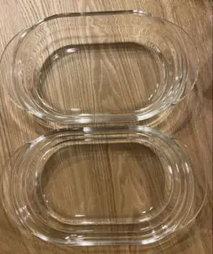 【未使用に近い】HARIO グラタン皿 2個セット — image 1