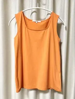 未使用・美品★LOUNIE ノースリーブ オレンジ Fサイズ — image 1