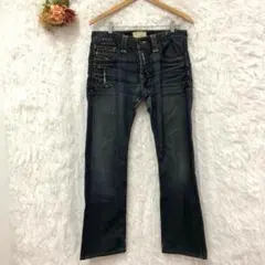 ★タバニティソージーンズ★ブーツカット デニム 【M】 ウォッシュ加工 — image 1