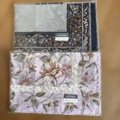 MENARD ハンカチ 2枚セット ペイズリー 花柄 — image 1