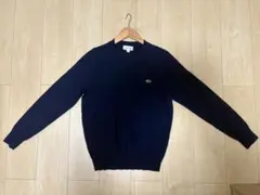 LACOSTE クルーネックニット ネイビー FR2 — image 1