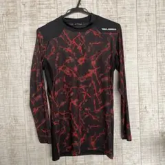 TARO&HANAKO 長袖カットソー ブラック レッド M — image 1