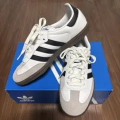 adidas SAMBA スニーカー ホワイト ブラック — image 1