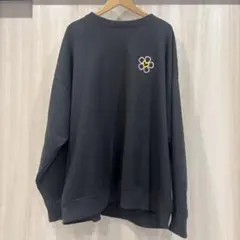 フラワー刺繍 ブラック トレーナー F — image 1