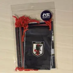 3COINS(スリーコインズ) ロゴ 半透明巾着　サッカー　日本代表 — image 1