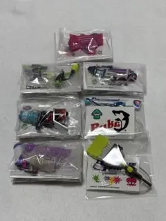 スプラトゥーン ブキコレクション フィギュア ステッカー付き7種セット — image 1