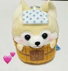豆しば三兄弟温泉マスコット　さすけ　タグ付き — image 1