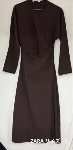 ZARA ブラウン　ワンピース　Sサイズ　美品！ — image 1