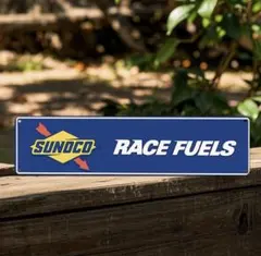 SUNOCO RACE FUELS 木製看板 — image 1