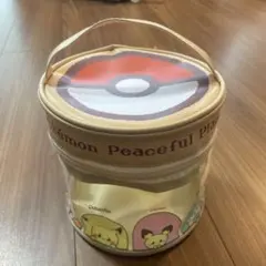 【美品】ポケピース　円形ポーチ　ポケモン 3コインズ　バック — image 1