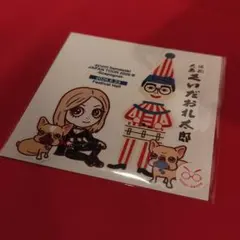 浜崎あゆみ 新品未使用品 6月23日 大阪公演限定 くいだおれステッカー1枚 — image 1