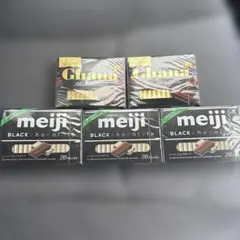 明治ブラックチョコレート ロッテガーナブラック 5箱セット — image 1