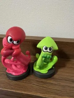 amiibo スプラトゥーン オクトリング イカ 2体セット — image 1