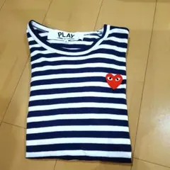 PLAY COMME des GARÇONS ボーダー 長袖Tシャツ S — image 1
