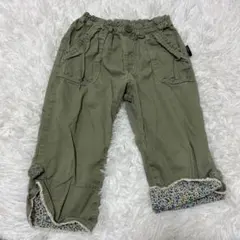 【7/3まで限定】knit planner カーキ ハーフパンツ 120cm — image 1