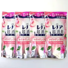 P＆G　レノア　超消臭　1WEEK　　　フローラル＆ピーチ　340ml　4袋 — image 1