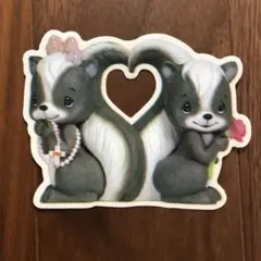 SUPREME ステッカー26SSスカンク ハート　skunk Heart — image 1
