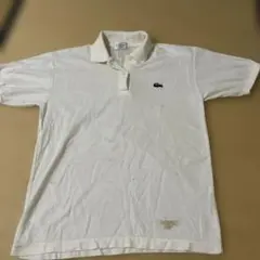 LACOSTE ポロシャツ ホワイト 半袖 古着 表記L — image 1