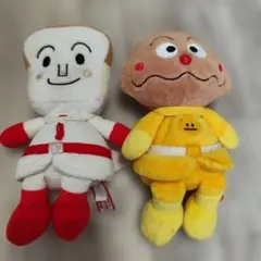 アンパンマン しょくぱんまん ぬいぐるみ 2体セット — image 1