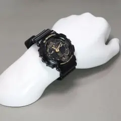 CASIO G-SHOCK GA-100CF-1AJF ブラック×ゴールド — image 1