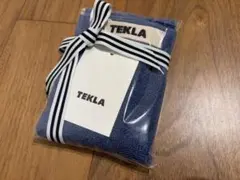 【新品未使用】TEKLA ストームブルー タオルハンカチ テクラ ハンドタオル — image 1
