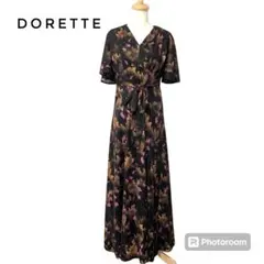 Dorette ロングワンピース【M相当】ウエスト紐 裏地付き — image 1