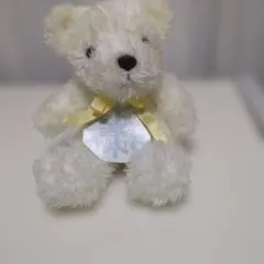 【飾っていただけ】TENDER BEAR WHITE ぬいぐるみ — image 1