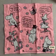 MOOMIN ムーミン ハンカチ ピンク — image 1