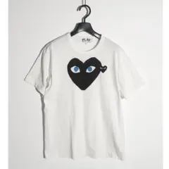 PLAY COMME des GARCONS 青目 ブラックハートTシャツ — image 1