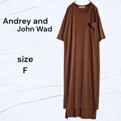美品☆ Andrey and John Wad カットソーワンピース F 薄手 — image 1