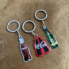 Coca-Cola Canada Dry キーホルダー 3点セット — image 1