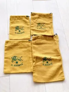 IL BISONTE 巾着袋 4枚セット — image 1