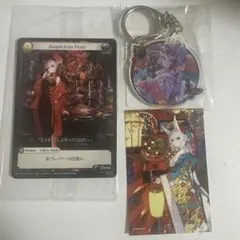 藤ちょこ個展　祝彩巡礼 入場特典ステッカー 有料特典キーホルダー トレカ セット — image 1
