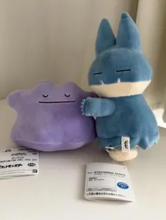 ポケットモンスター くつろぎタイム ぬいぐるみ メタモン ゴンベ — image 1