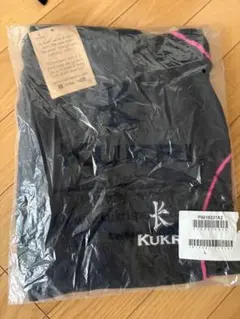 KUKRI ラガーパンツ ブラック ピンク Lサイズ — image 1