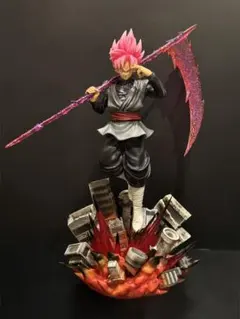 ドラゴンボール　ゴクウブラック　ザマス　超サイヤ人ロゼ　フィギュア　電装機能付き — image 1