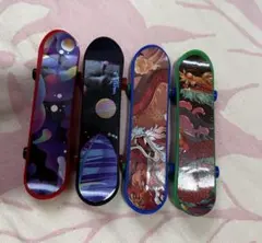 新品　フィンガーボード ミニスケボー 4点セット！ — image 1