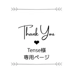 Tense様*専用ページ — image 1