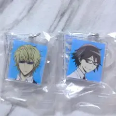 デュラララ!!×2 ふらっとめじるしアクセサリー 平和島静雄 岸谷新羅 セット② — image 1