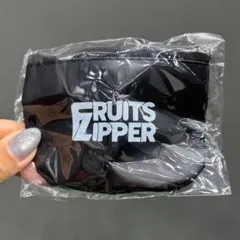 FRUITS ZIPPER コインケース ブラック ガチャガチャ — image 1