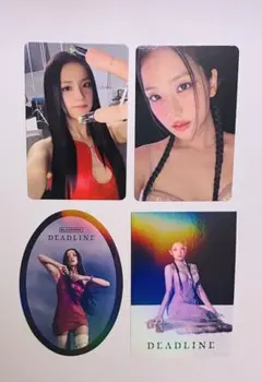 BLACKPINK JISOO DEADLINE トレカ 4枚セット — image 1