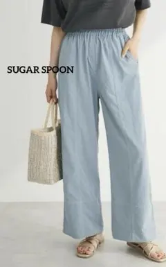 SUGAR SPOON 配色　ステッチ　イージーパンツ　ワイドパンツ　Ｆ — image 1