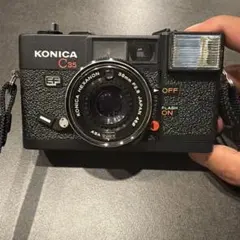 KONICA C35 EF フィルムカメラ 本体 美品 動作未確認 — image 1