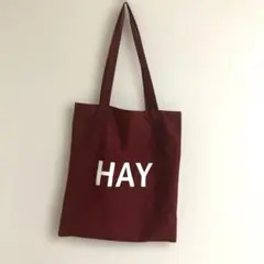HAY トートバッグ ボルドー — image 1