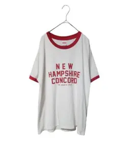 Niko and... リンガーTシャツ ホワイト レッド サイズL — image 1
