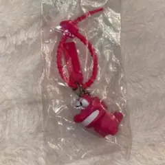 カプセルトイ ガチャ ピンクのキャラクター キーホルダー — image 1