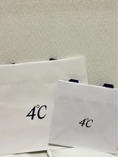 4℃ ショップ袋 2枚セット — image 1