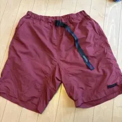 デニムダンガリーGramicci ハーフパンツ レッド 02サイズ — image 1