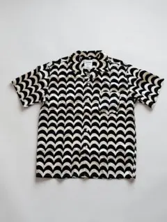 【美品】AUTUMN EXPRESS 半袖シャツ Lサイズ 総柄 — image 1