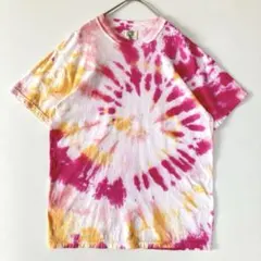 COMFORT COLORS タイダイTシャツ 半袖 ピンク M マルチカラー — image 1